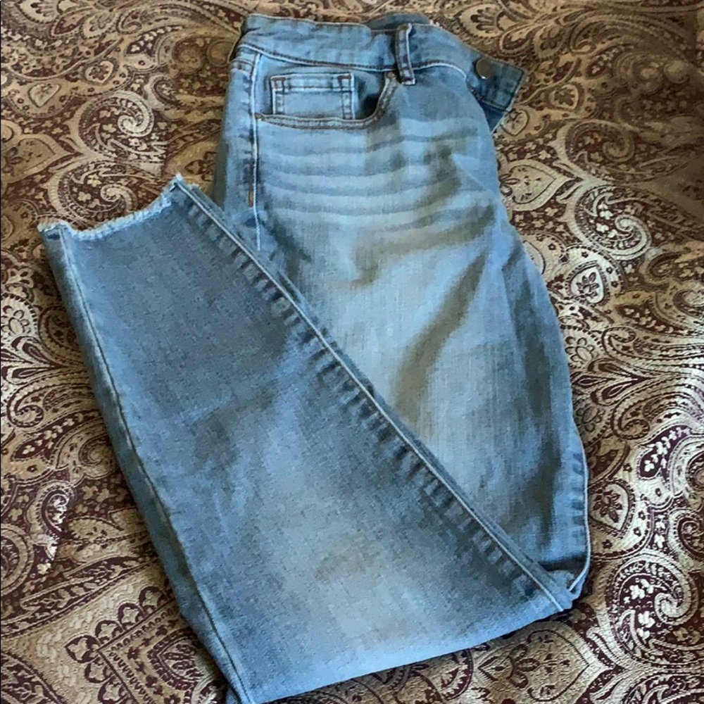 Jessica Simpson High Rise Skinny Ankle jeans.